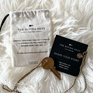 The Giving Keys Classic “Be Kind” ball chain necklace